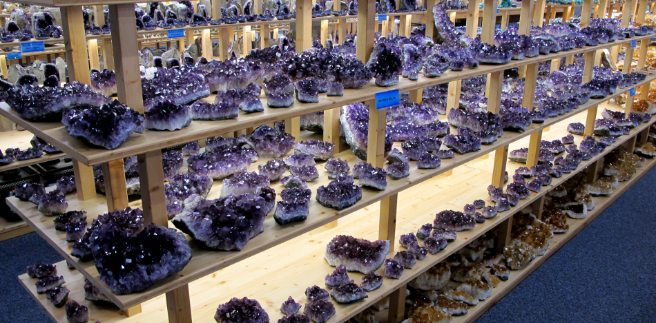 Amethyststücke
