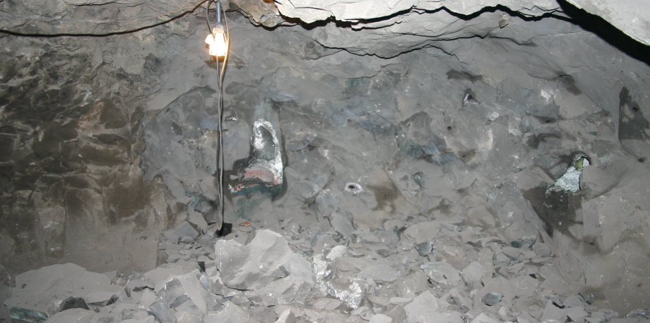 Amethystdrusen Mine in Brasilien