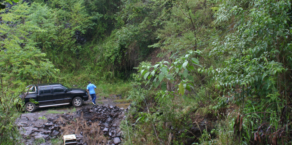 Amethystdrusen Mine in Brasilien